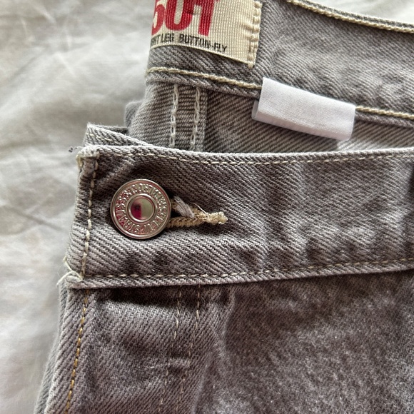 Levi 501's Button fly Gray W44 x L32 - Picture 7 of 13